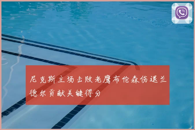 尼克斯主场击败老鹰布伦森伤退兰德尔贡献关键得分