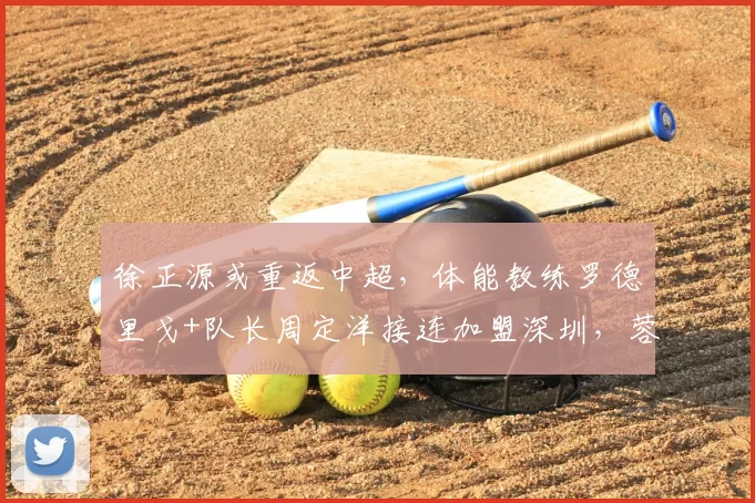 徐正源或重返中超,体能教练罗德里戈+队长周定洋接连加盟深圳,蓉城系人马暗流涌动_鹏城_教练席_1